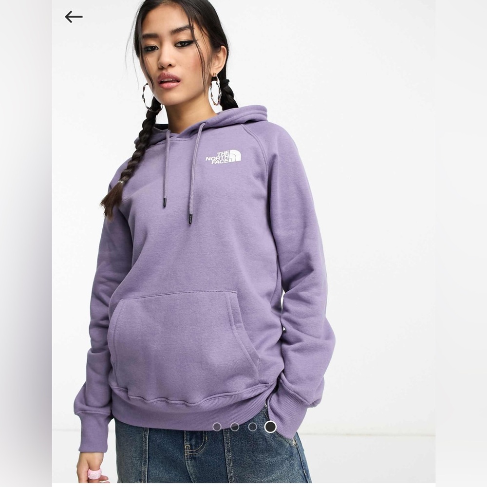 The North Face Purple Oversized Hoodie